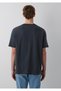 Anthracite Basic T-Shirt Loose Fit / Comfortable Cut 066249-91268 - 5