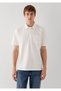 Ecru Polo T-Shirt with Pockets Regular Fit / Normal Cut 0613465-70057 - 4