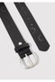 Black Faux Leather Belt 1913841-900 - 4