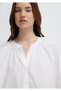Detailed White Shirt Loose Fit / Relaxed Comfortable Cut 1211348-620 - 6