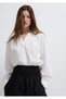 Detailed White Shirt Loose Fit / Relaxed Comfortable Cut 1211348-620