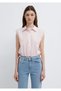 Striped Pink Crop Blouse 1211472-91599 - 3