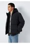 Hooded Black Inflatable Coat 0110756-71379 - 2