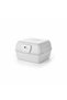 Compartmentalized Storage and Food Container – BPA-Free and Healthy – Locking Lid – Portable Lunchbox – Light Gray - 2