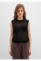 Black Sleeveless Knitwear 1710661-900 - 5