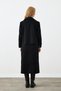 Baby Collar Zippered Canvas Jacket - Black - 9