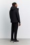 Men's Black Hooded Functional 3-Use Vest Water Repellent Windproof Coat A62Y6120 - 6