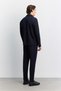 Men's Navy Blue Classic Collar Cotton Double Pocket Flap Comfort Fit Shirt Jacket A62Y2592 - 6
