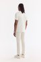 Men's White Crew Neck Bi-Stretch Wrinkle-Free Printed Regular Fit T-Shirt B001040 - 6