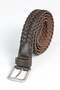 Otis men's leather belt, brown. - 2