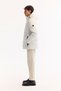 Men's White Hooded Water Repellent Windproof -10 Degree Resistant Shiny Puffer Regular Fit Ski - 3