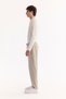 Men's Stone Waist Elasticated Lace-Up Easy-Iron Jogger Relaxed Fit Trousers A52Y3041 - 3