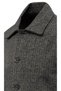 Men's Winter Fabric Navy Blue Cardigan Striped Pattern Classic Fit - 5234g - 5