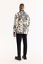 Men's White Mock Neck Windproof -4 Degree Resistant Plush Comfort Fit Coat A52Y6183 - 4