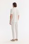Men's Ecru Apaj Collar Easy-Iron Regular Fit T-Shirt A61Y1083 - 4