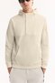 Men's Ecru Hooded Soft Touch Fleece Regular Fit Sweatshirt A52Y1268 - 2
