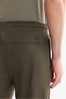 Men's Khaki Elastic Waist, Side Zipper Pockets, Technical Fabric Jogger A61Y3413 - 5
