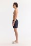 Men's Navy Blue Basic Quick-Drying Relaxed Fit Swim Shorts with Bag A61Y3800 - 2