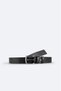 Men's Black Rectangular Buckle Belt B009300