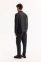 Men's Anthracite Classic Collar Easy-Iron Comfort Fit Shirt Jacket A52Y2104 - 4