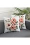 2-Liter Combination Reversible Rose-Patterned 3D Digitally Printed Cushion Cover - 2