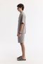 Men's Nardo Gray Apaj Collar Short Sleeve Soft Touch Oversize Fit Shirt A51Y2006 - 3