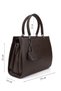 Women's Brown Long Strap Hand and Shoulder Bag - 3