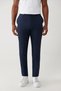 Men's Navy Blue Side Pocket Flexible Fabric Lightweight Relaxed Fit Trousers A41Y3206 - 2