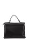 Women's Black Long Strap Hand and Shoulder Bag - 5