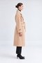 With a Wrap Neckline and Melton Coat - 2