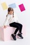 Angel Lace-Up and Zip-Up Leather Girls' Boots, Black - 8