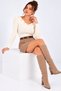 Women's Ecru Collar Detail Sweater Cty-cnd-11903 - 3