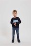Frank Boys' 100% Cotton Sweatshirt, Navy Blue