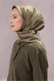Silk Scarf - 4209-82 Khaki Twill - 2