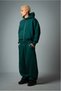 Green Boxy Crop Men's Jacket Zip Hoodie - 7