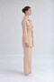 Sequin, Belted Jacket Set in Dark Beige - 2