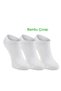 JESTER 3-Pack Women's Bamboo Ballet Flats White Socks