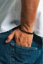 316L Steel 5mm Natural Stone Universe Men's Bracelet - 2