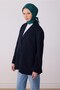 Silk Scarf - 4317-85 Petrol Twill