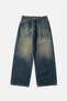 Static Fade Super Baggy Blue Men's Jean Pants