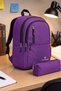 LSS-2034 UNISEX SCHOOL BACKPACK FOR STUDENTS: DAILY USE, TRAVEL, VACATION, SPORTS, HIKING, TRIP, CAMPING, DIARY – PURPLE
