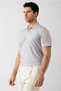 Regular Fit Patterned Embroidered Pocket Buttoned Polo Collar T-Shirt - 2