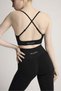 SoftHold™ Çapraz Askılı V Yaka Bra | Siyah - 3