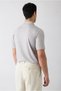 Regular Fit Patterned Embroidered Pocket Buttoned Polo Collar T-Shirt - 5