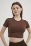 Armalife 1642 bis neck short sleeve basic women's t-shirt