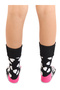 Girl's Heart Patterned Cotton Black 2-Pack Socks 4-11 Years - 7