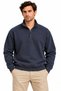 0S10278 Basic Half-Zip Sweatshirt Smoked