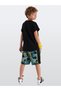 Vosvos Hawaiian Boy T-shirt Shorts Set - 2