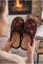 3-Pack Women's Patterned Plush House Slippers - 4