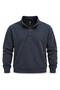 0S10278 Basic Half-Zip Sweatshirt Smoked - 3
